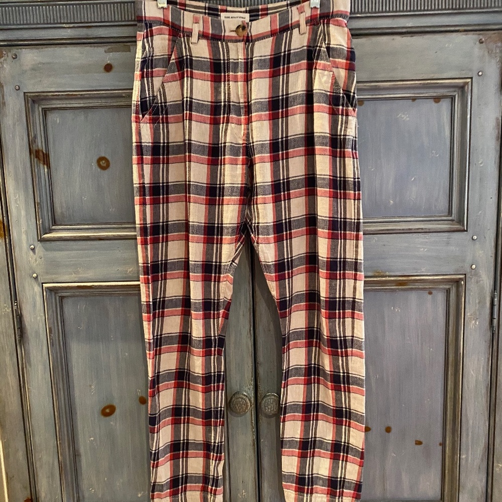 Isabel Marant Etoile flannel boyfriend trousers size 36